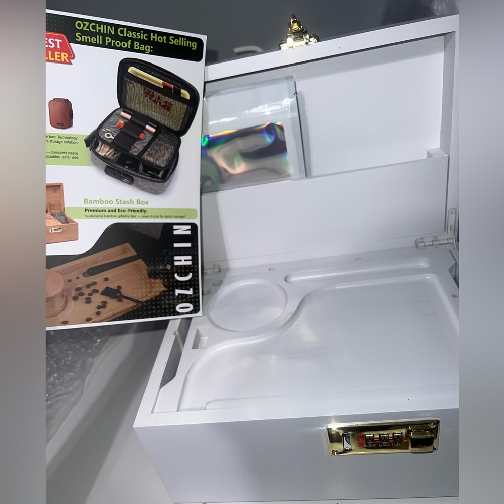 Safe compartment for storing medications or herbs
